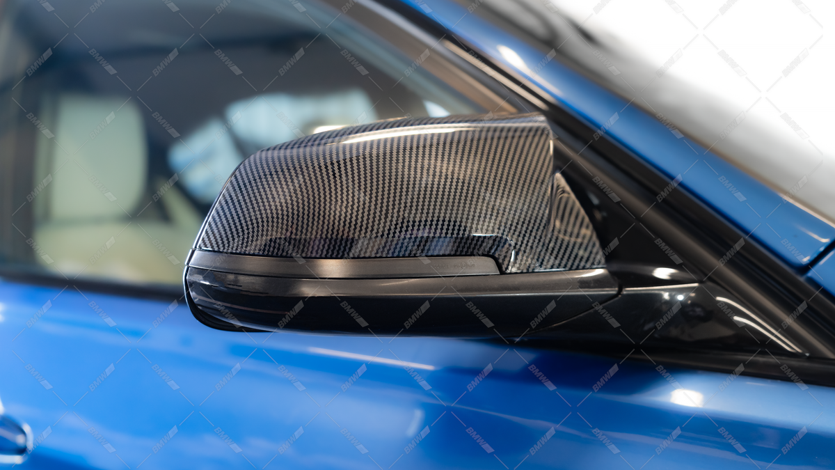 BMW F20/F21, F22/F23, F30/F31, F32/F33, F36, M-Look mirror covers carbon-look