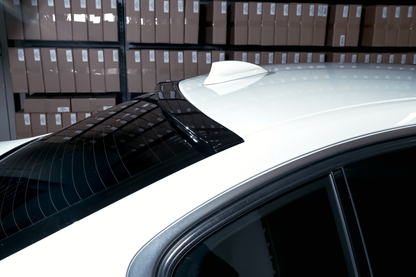 BMW F30, Rear window spoiler glossy black