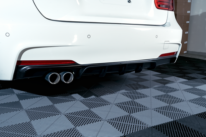 BMW F30 F31 11-18 M-Performance diffussori M-Sport takapuskuriin matta musta