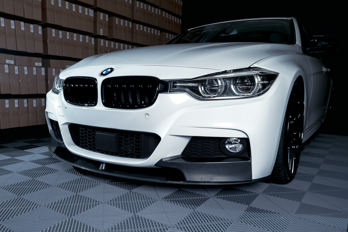 BMW F30 F31 M-performance front bumper cover carbon look