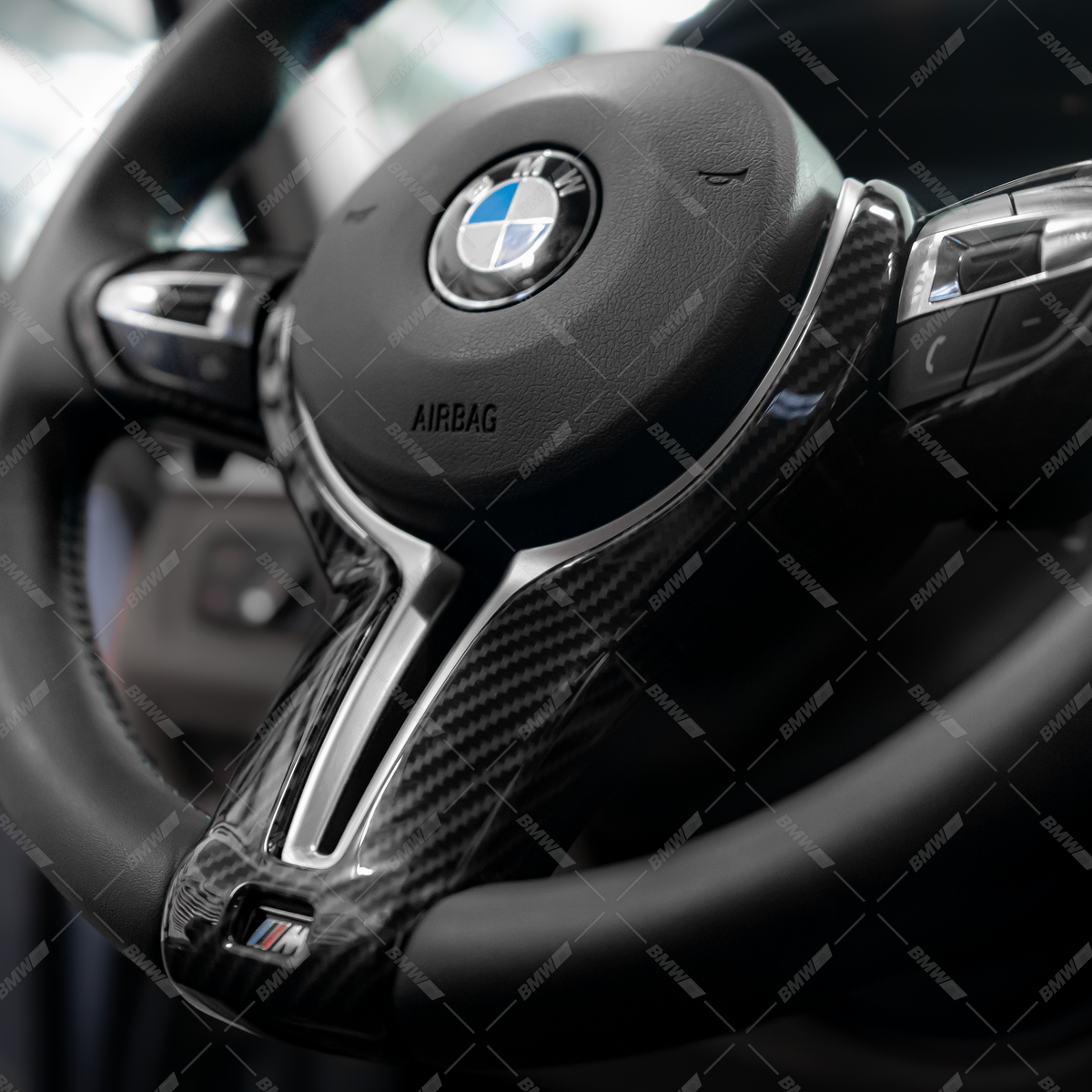 BMW F-sarjalaisiin carbon look ratin suoja M-sport