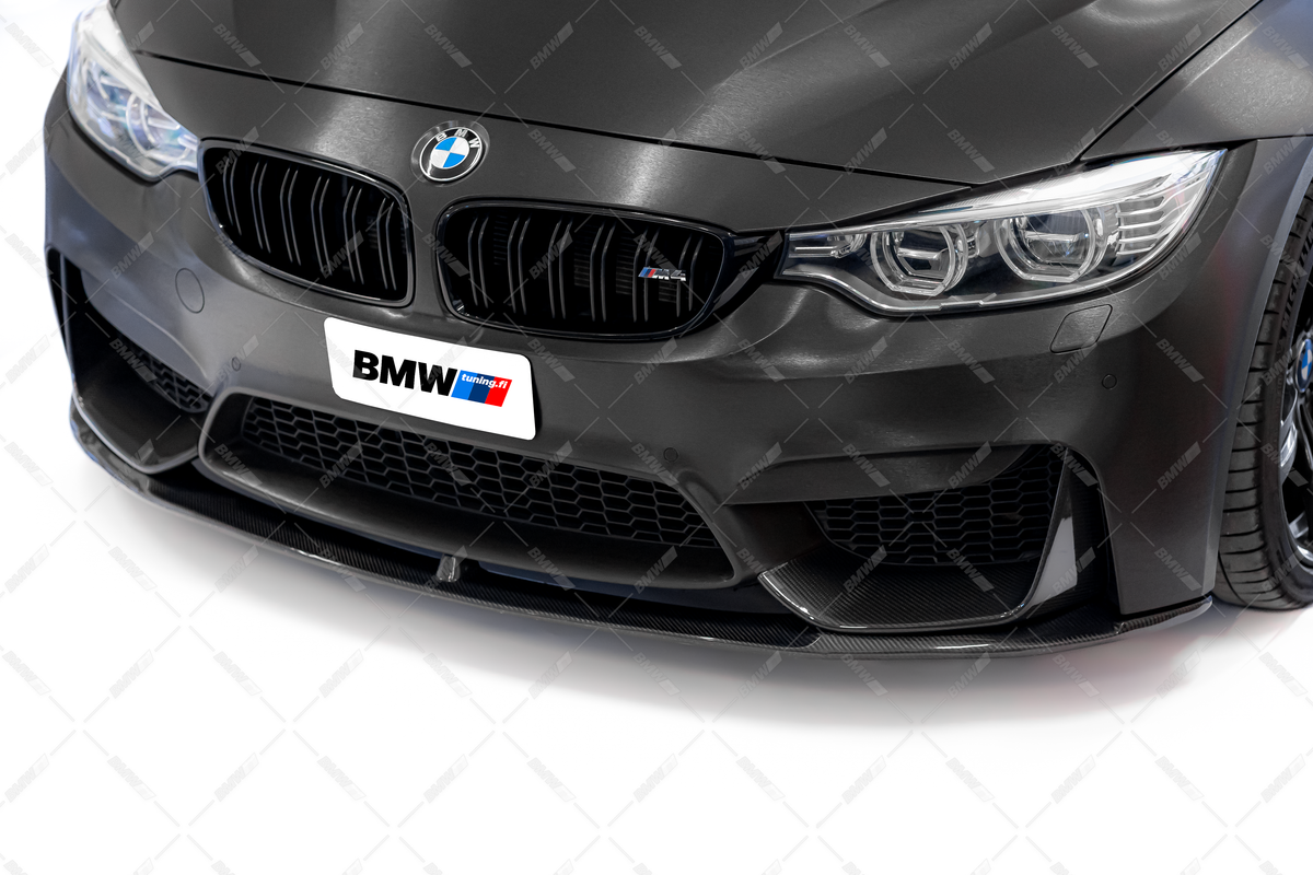 BMW F80 F82 F83 M3 M4, M-Performance look Etuspoileri aito hiilikuitu
