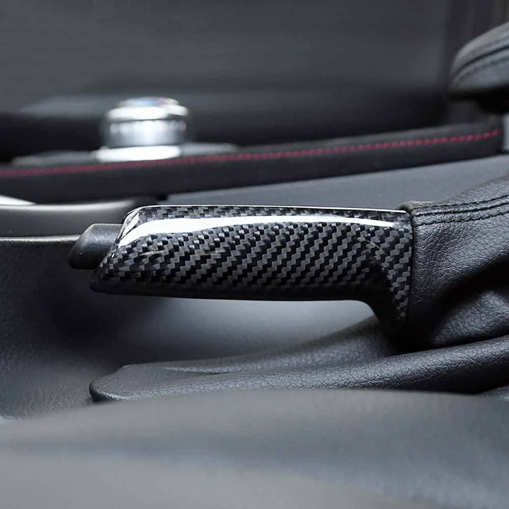 BMW handbrake lever genuine carbon fiber