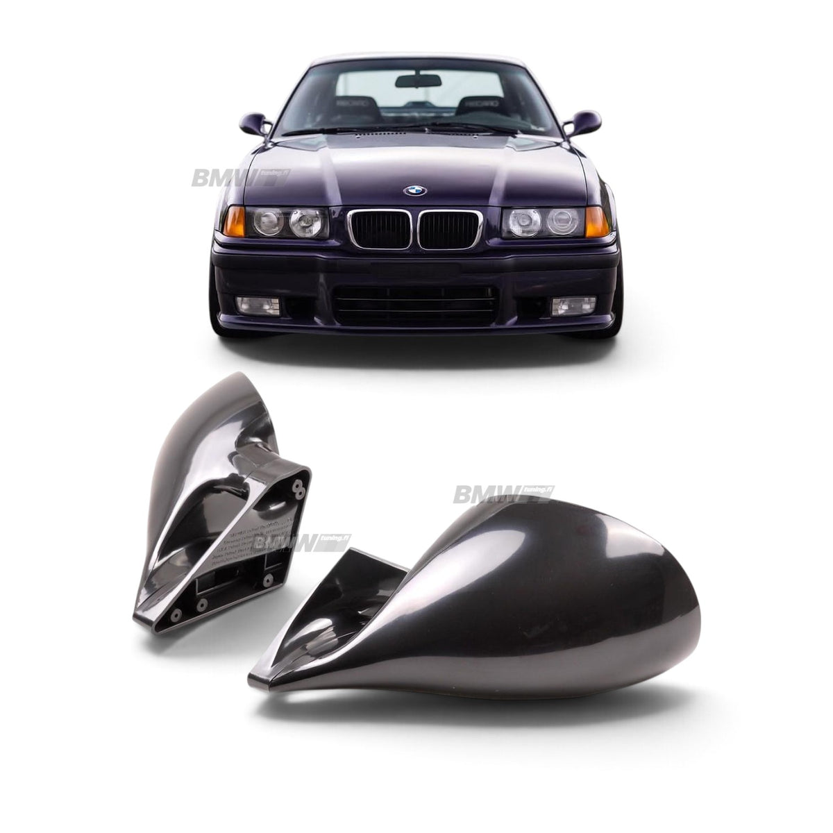 BMW E36 M-Look Side Mirrors (manual adjustment)