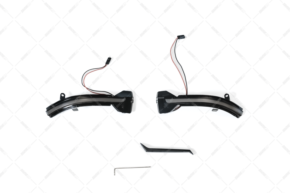 BMW F10 F11 black LED mirror indicators