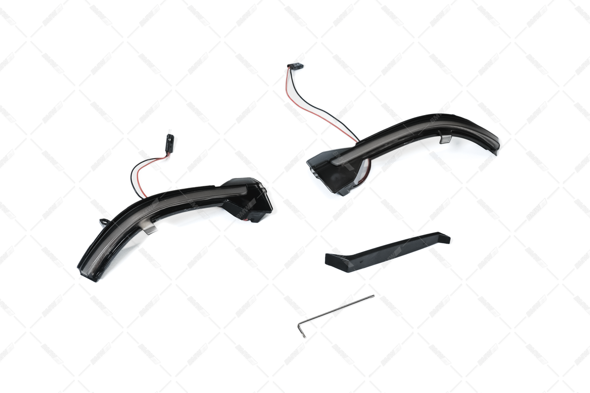 BMW F10 F11 black LED mirror indicators
