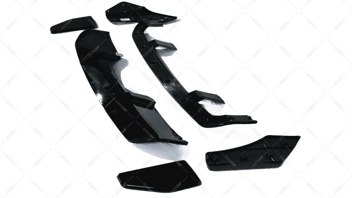 BMW X5 F15 14-18 Aero takapuskurin diffuusori kiiltävän musta
