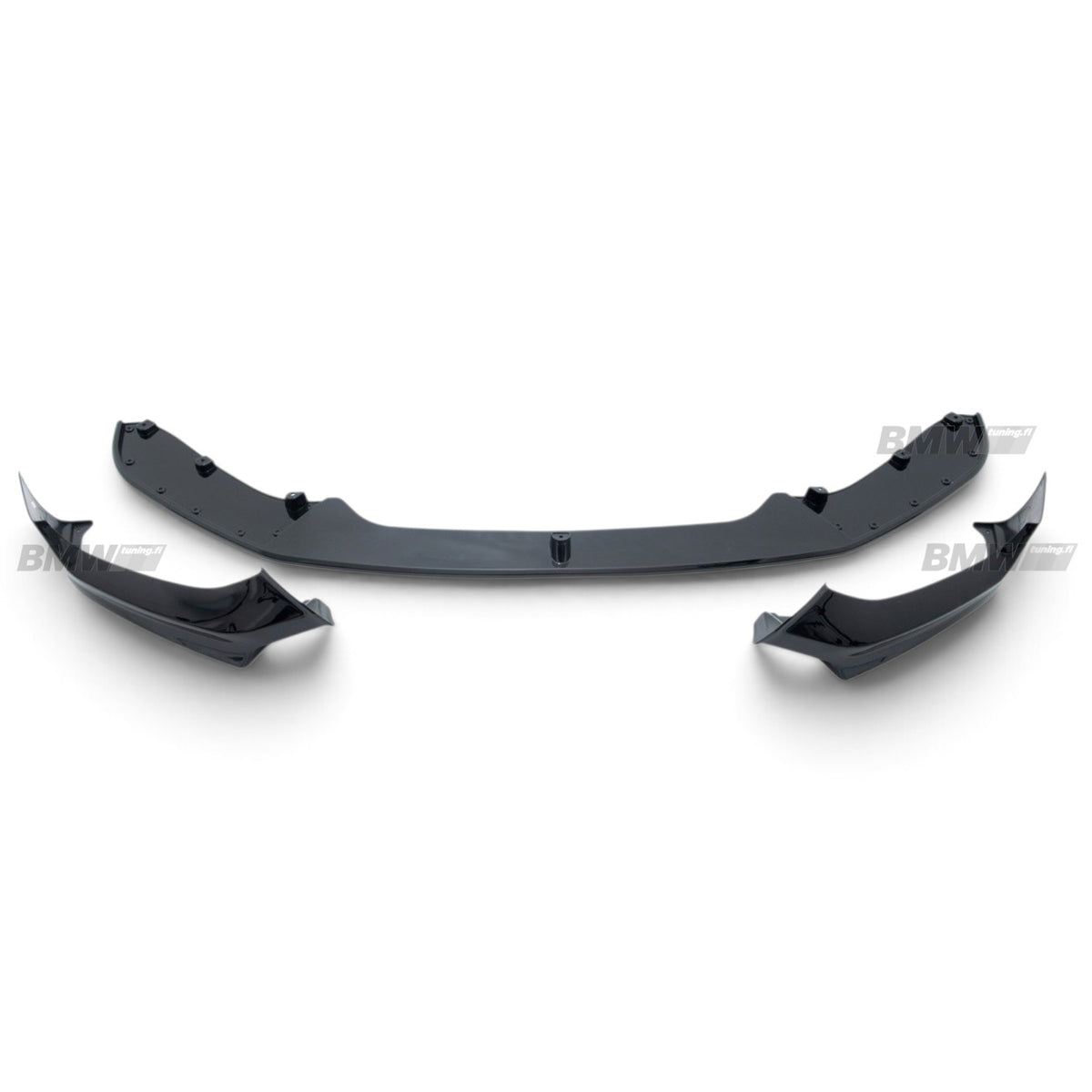 BMW F20 F21 LCI, Kiiltävän musta M-performance v2 etupuskurin lippa