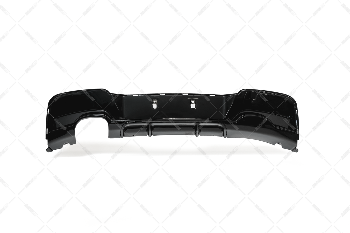 BMW F20 F21 M-performance rear bumper diffuser matte black 
