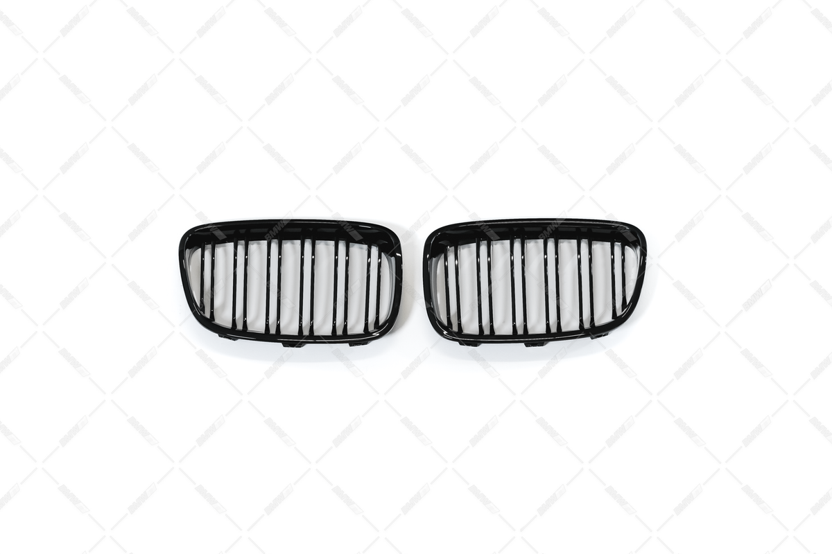 BMW F20 F21, glossy black M-Look kidneys