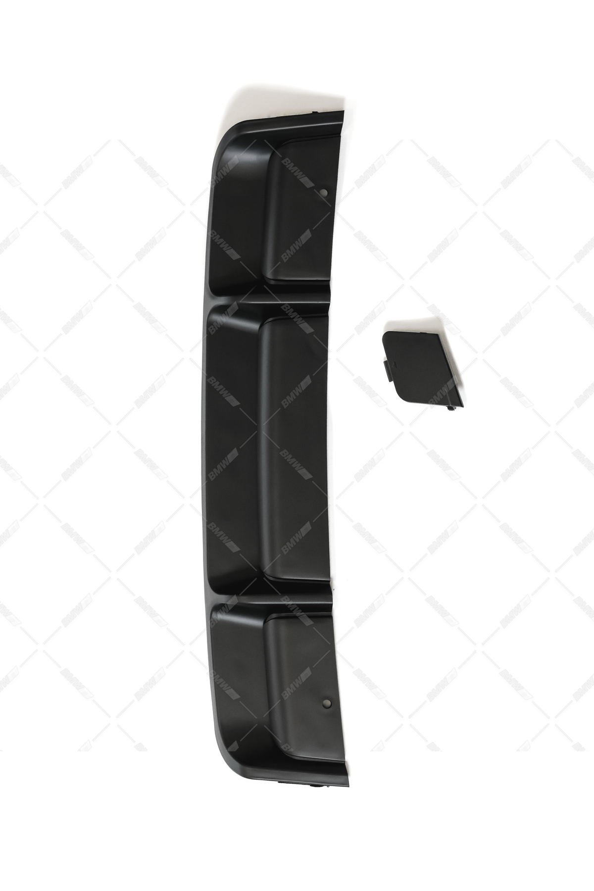 BMW F20 F21 M-performance rear bumper diffuser matte black 