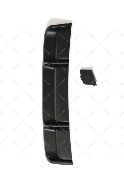 BMW F20 F21 M-performance rear bumper diffuser matte black 