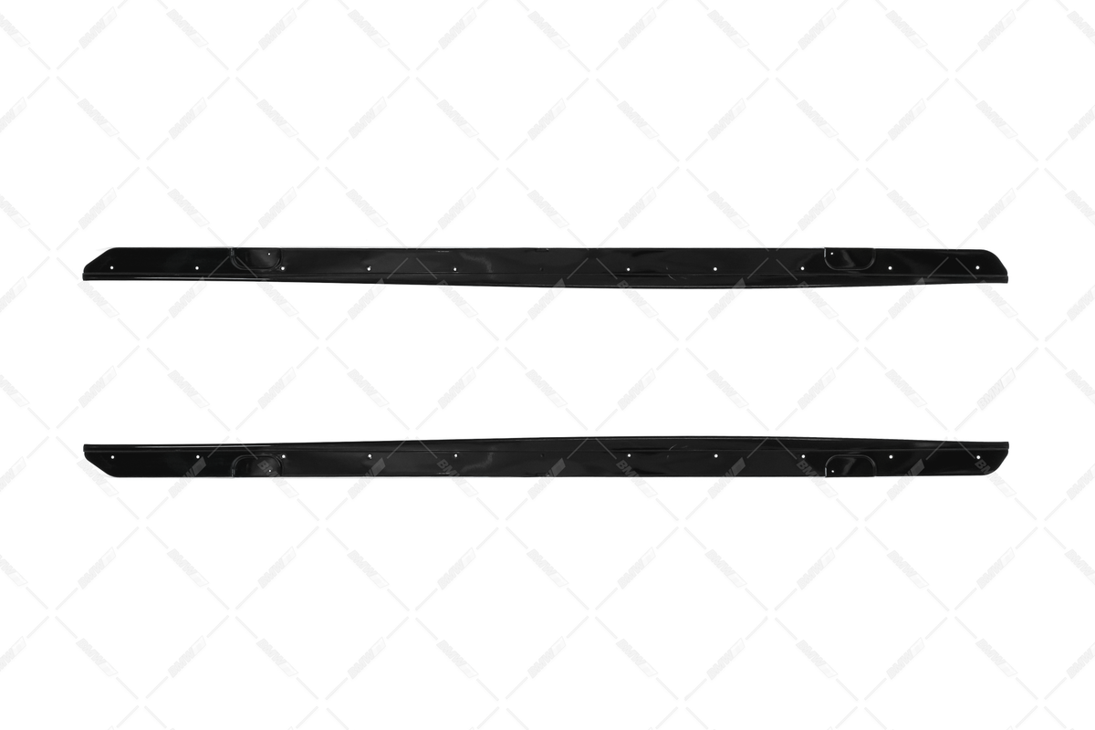 BMW F20, M-Performance skirt inserts glossy black