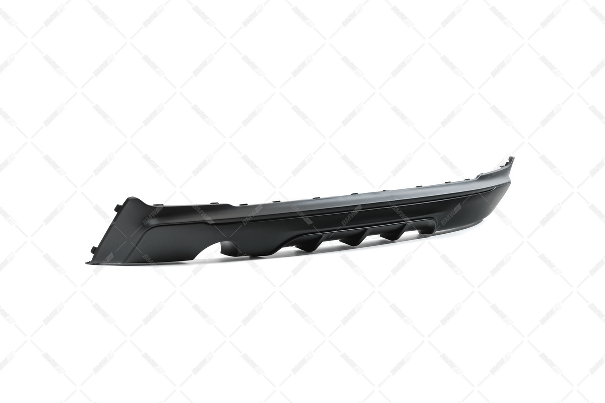BMW F22 F23, M Performance look rear bumper diffuser matte black