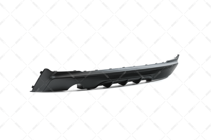 BMW F22 F23, M Performance look rear bumper diffuser matte black