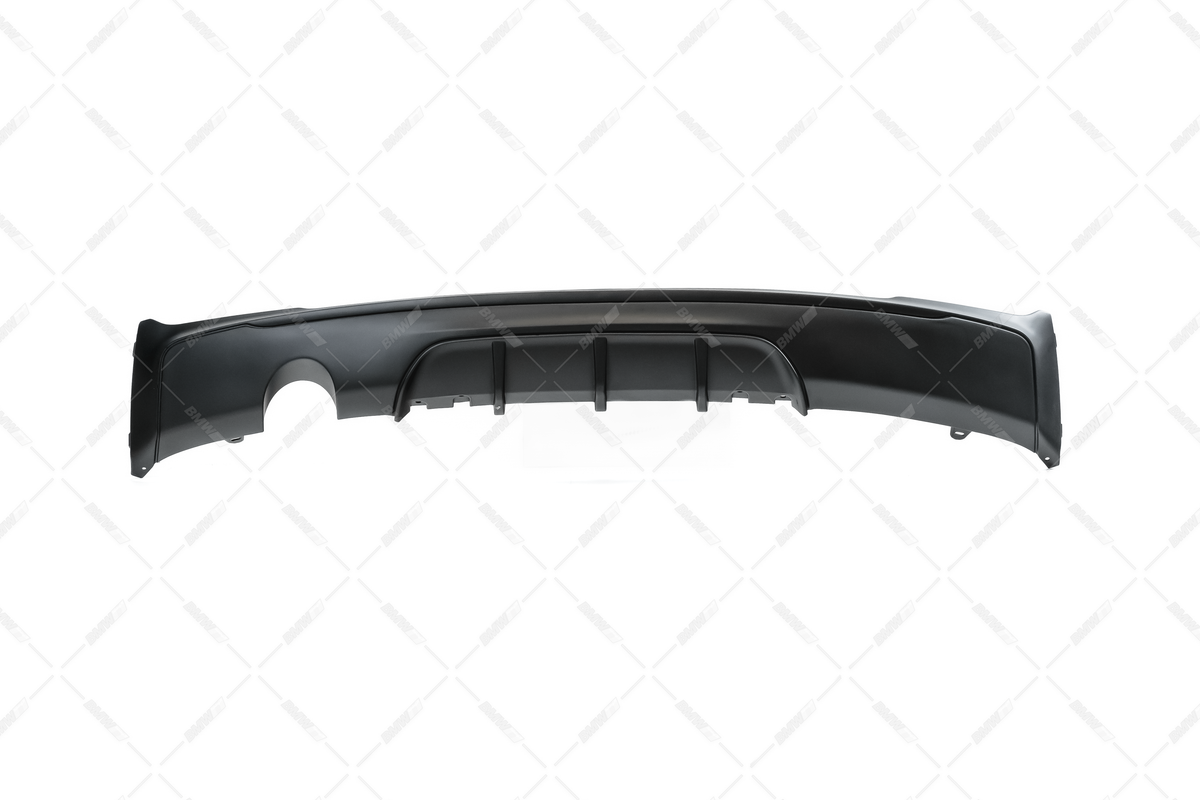 BMW F22 F23, M Performance look rear bumper diffuser matte black