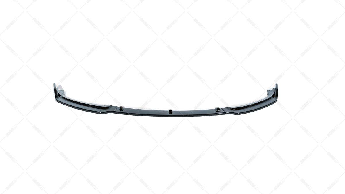 BMW F30 F31 LCI etupuskurin lippa kiiltävän musta vakio puskuriin