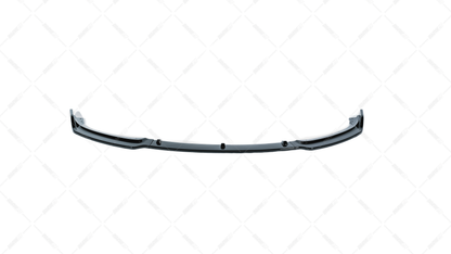 BMW F30 F31 LCI etupuskurin lippa kiiltävän musta vakio puskuriin