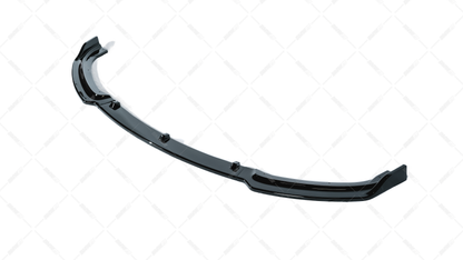 BMW F30 F31 LCI etupuskurin lippa kiiltävän musta vakio puskuriin