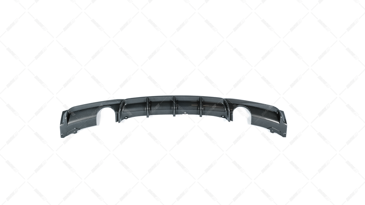 BMW F30 F31 M-Performance diffuusori M-Sport takapuskuriin carbon look
