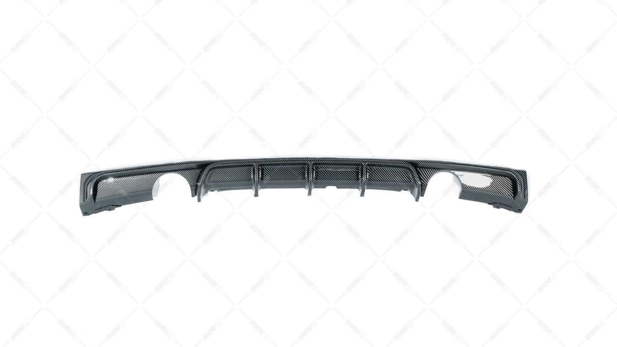 BMW F30 F31 M-Performance diffuusori M-Sport takapuskuriin carbon look