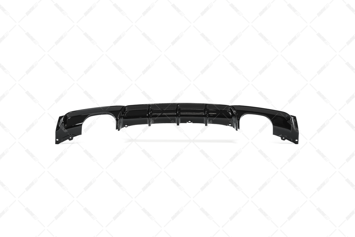 BMW F30 F31 M-Performance diffuusori M-Sport takapuskuriin 2+2 putkenpäille