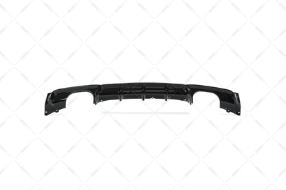 BMW F30 F31 M-Performance diffuusori M-Sport takapuskuriin 2+2 putkenpäille