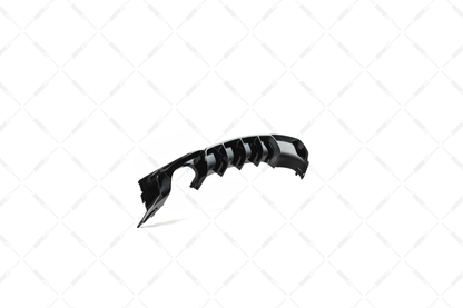 BMW F30 F31 M-Performance diffuser for M-Sport rear bumper, glossy black 