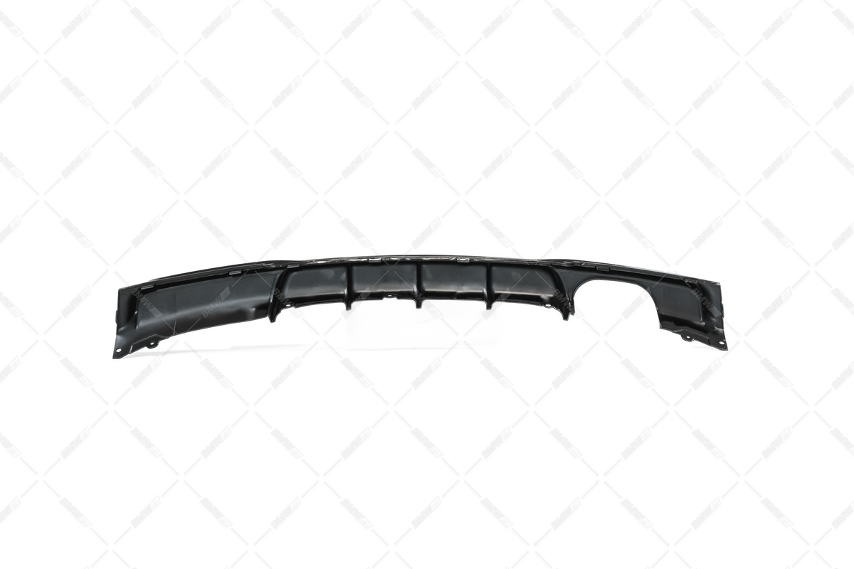 BMW F30 F31 M-Performance diffuser for M-Sport rear bumper, glossy black 