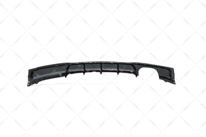 BMW F30 F31 M-Performance diffuser for M-Sport rear bumper, glossy black 
