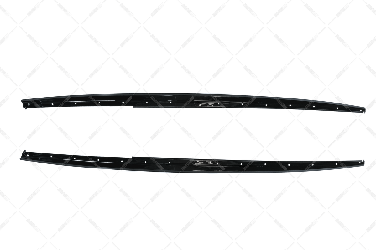 BMW F30 F31, M-Performance skirt inserts glossy black
