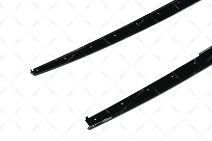 BMW F30 F31, M-Performance skirt inserts glossy black