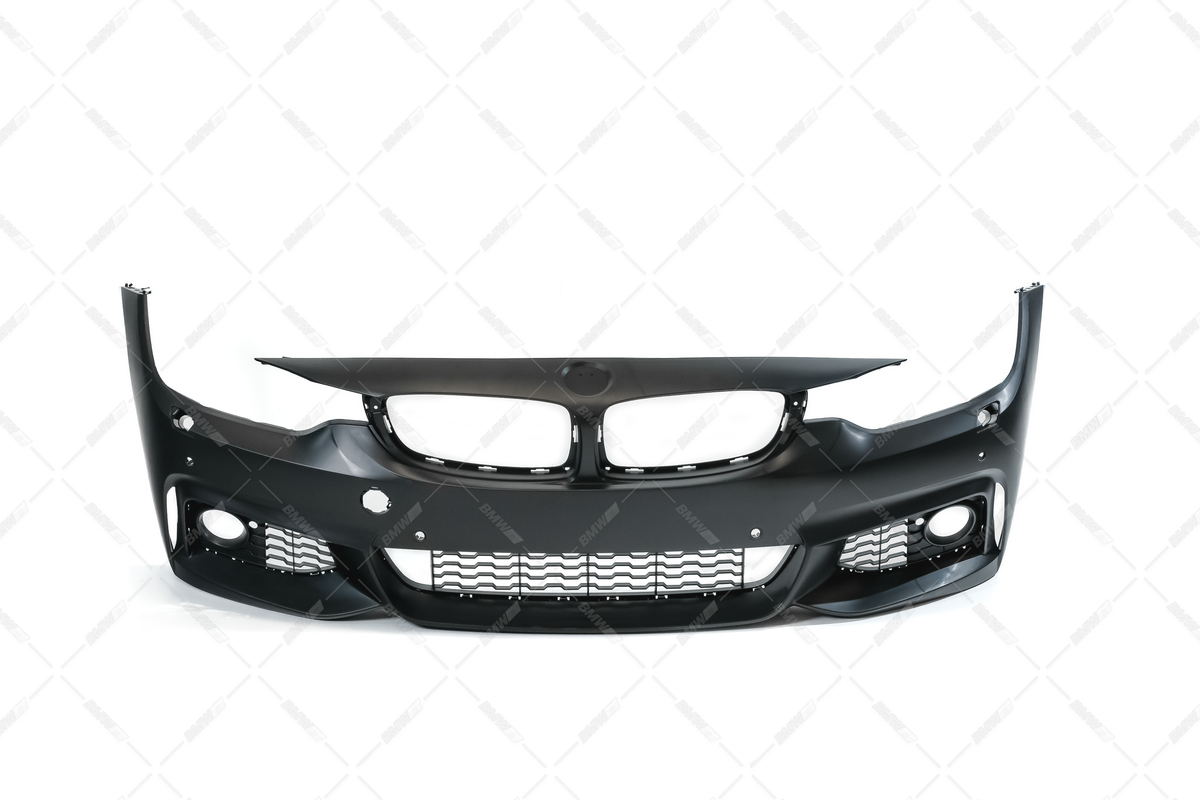 BMW F32 F33 F36 13-18 M-sport look front bumper, PDC, SRA