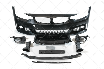 BMW F32 F33 F36 13-18 M-sport look front bumper, PDC, SRA