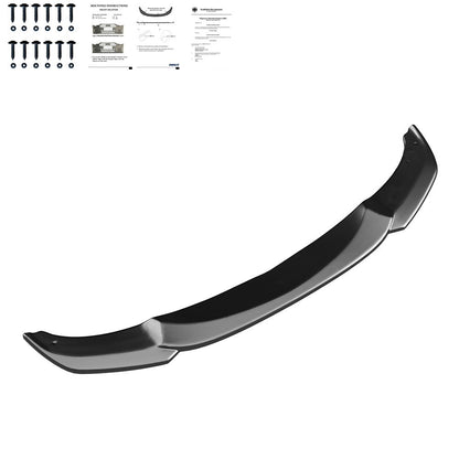 BMW F10 F11 Front Lip ABE TÜV Approved V2, Gloss Black