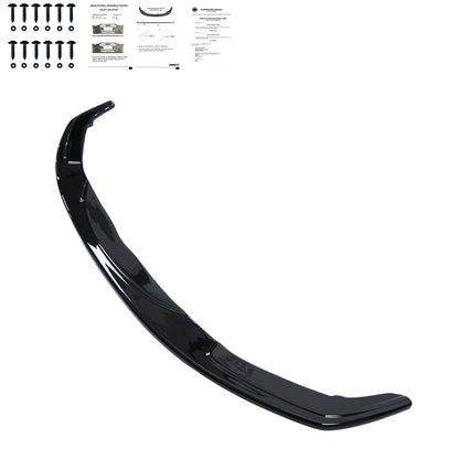 BMW F10 F11 Etulippa ABE TÜV -hyväksytty V1, Kiiltävän Musta