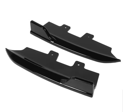 BMW F22 F23, Rear bumper gloss
 black additional pieces, corner splitters