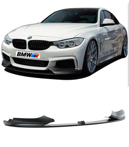 BMW F32 F33 F36, M-Performance etupuskurin lippa matta musta