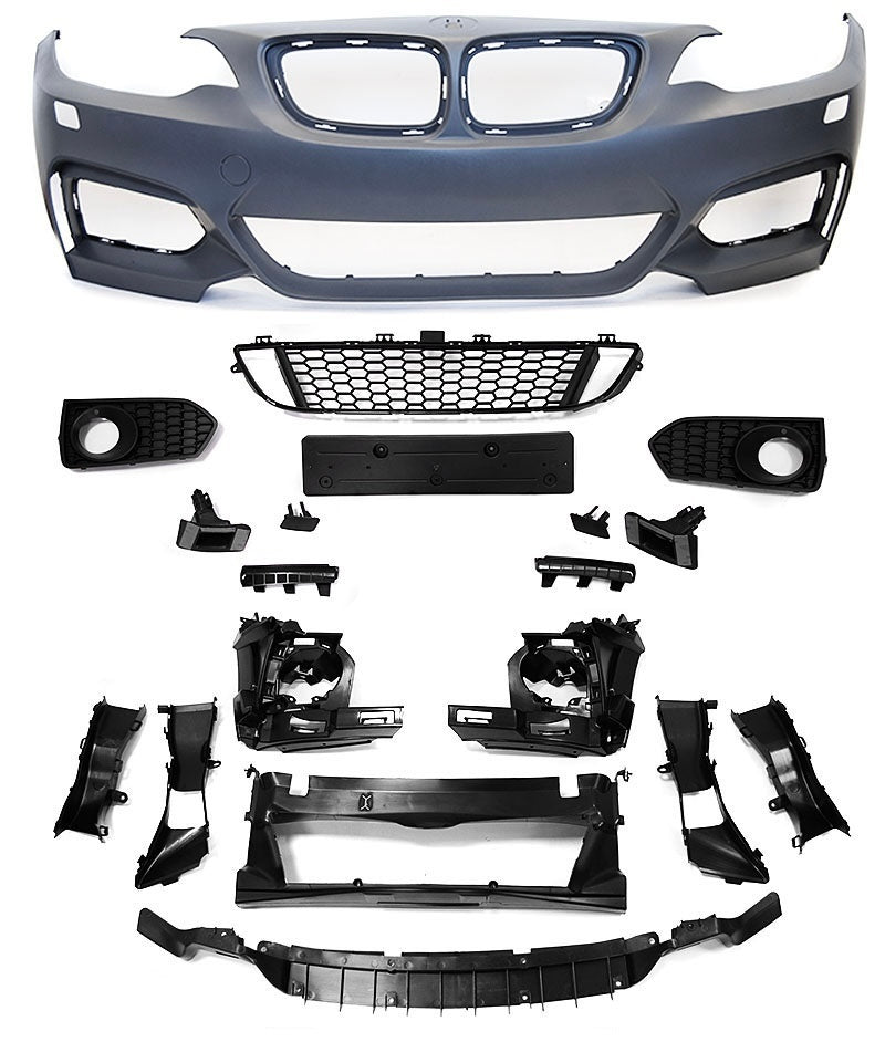 BMW F22 F23, M-sport front bumper PDC, SRA