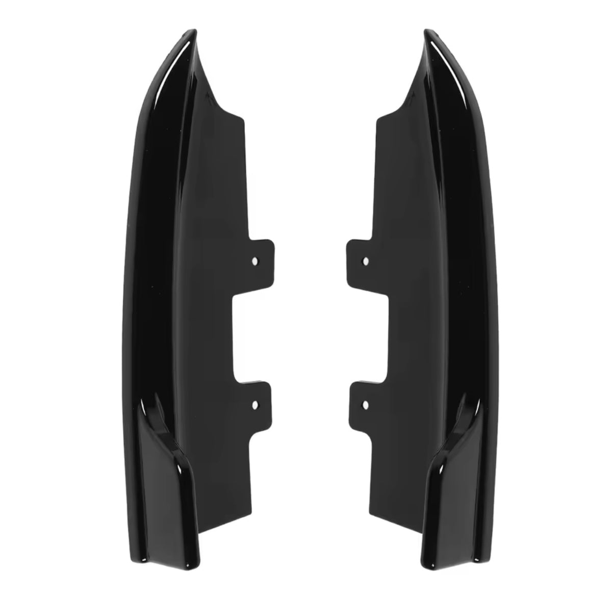 BMW F22 F23, Rear bumper gloss
 black additional pieces, corner splitters
