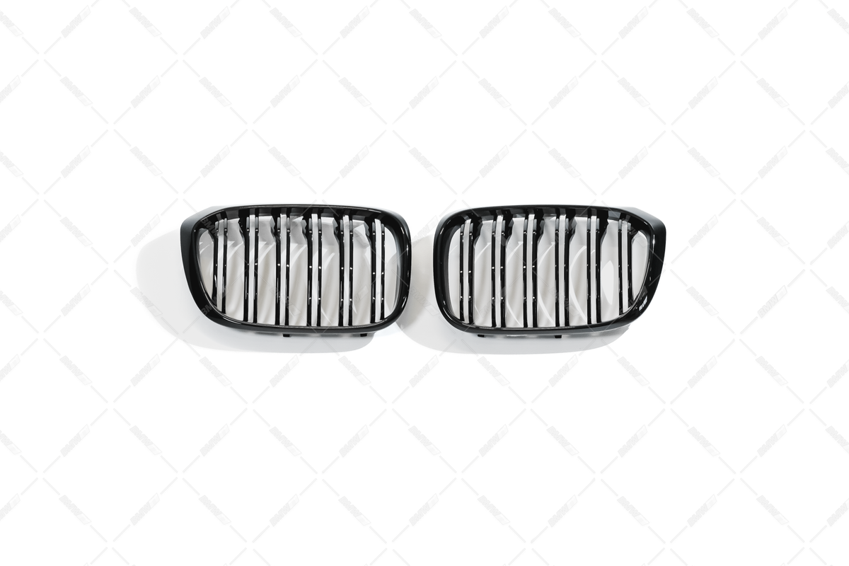 BMW G01 X3 , G02 X4, M-look glossy black kidneys