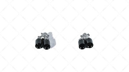 Bmw G30/G31 M5-look kiiltävän mustat putkenpäät