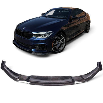 BMW G30 G31 Genuine Carbon Fiber Front Lip Spoiler