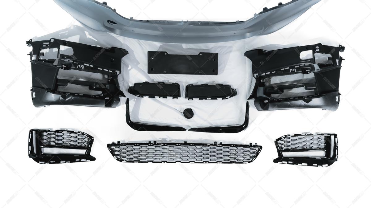 BMW G30/G31 M-sport look etupuskuri (PDC)