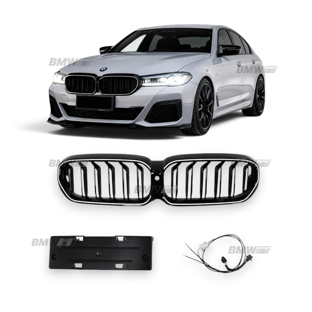 BMW G30 G31 LCI LED M-Look Kidney Grilles