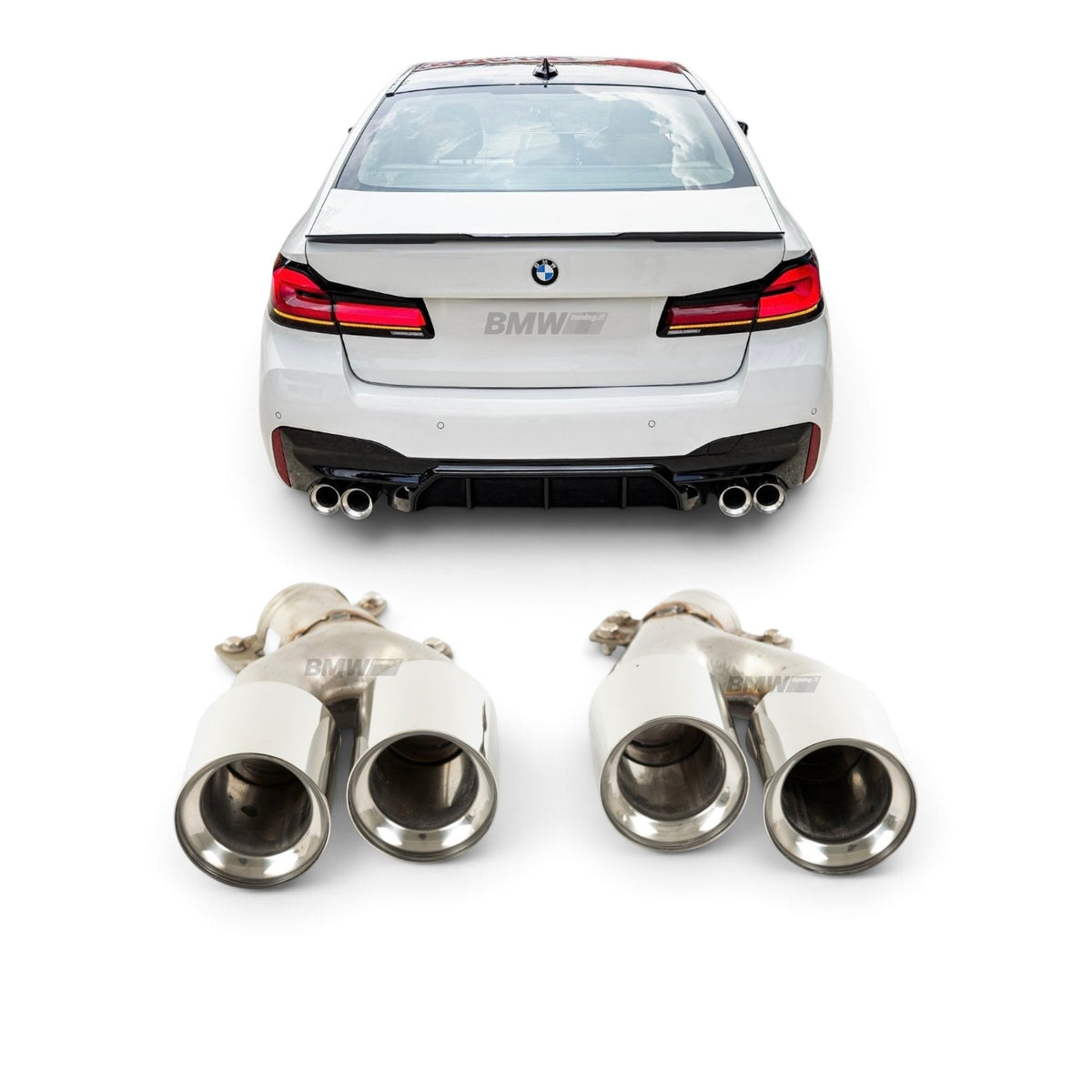 BMW G30/G31 M5-look Chrome Exhaust Tips