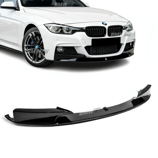 BMW F30 F31 M-performance etupuskurin lippa kiiltävän musta
