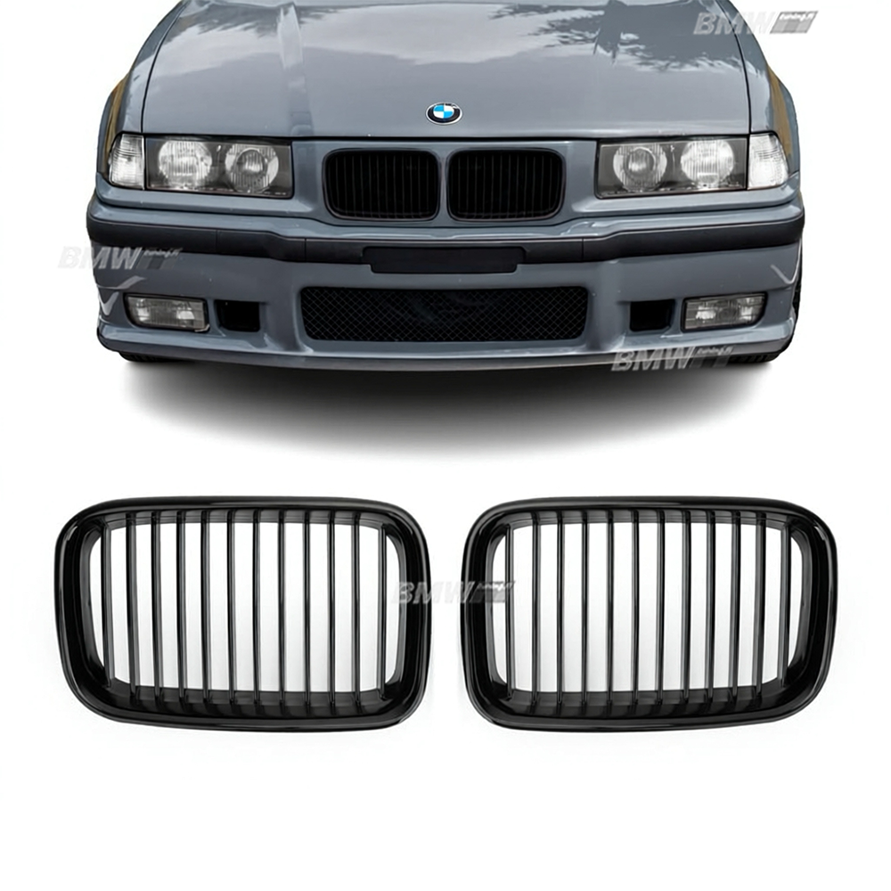 BMW E36 90-96 Kiiltävän mustat munuaiset