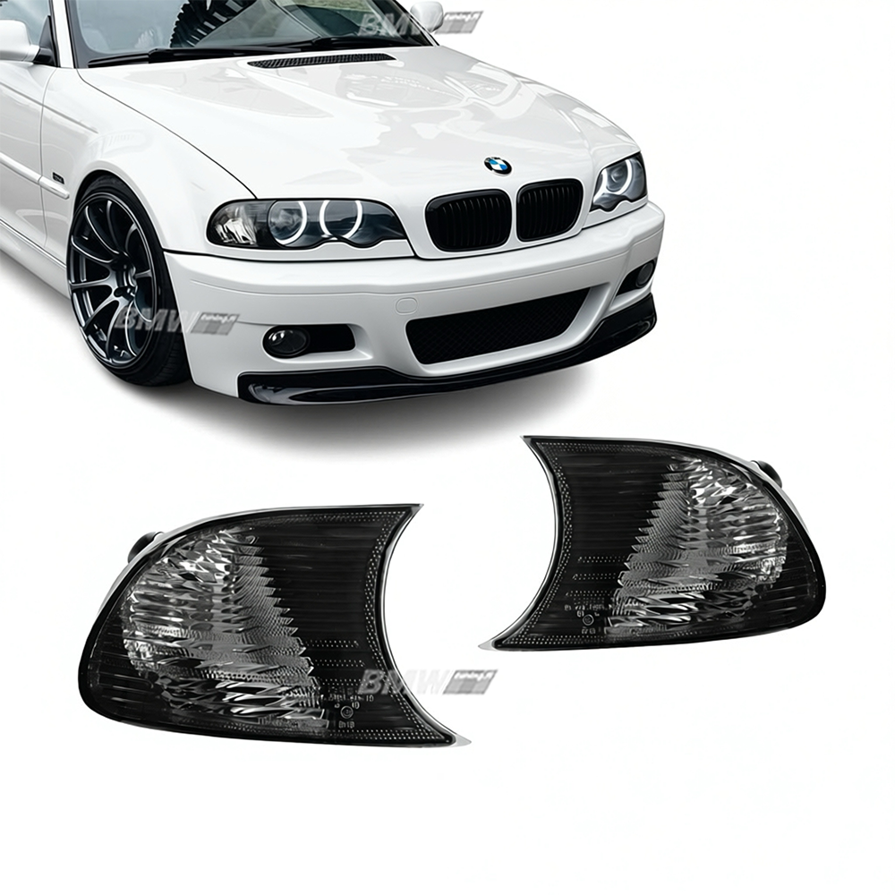BMW E46 Coupe / Avoauto, tummat etuvilkut 1999 - 09/2001