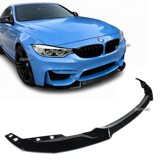 BMW F30/F31 CS-Look, M3-Look front bumper front spoiler gloss black